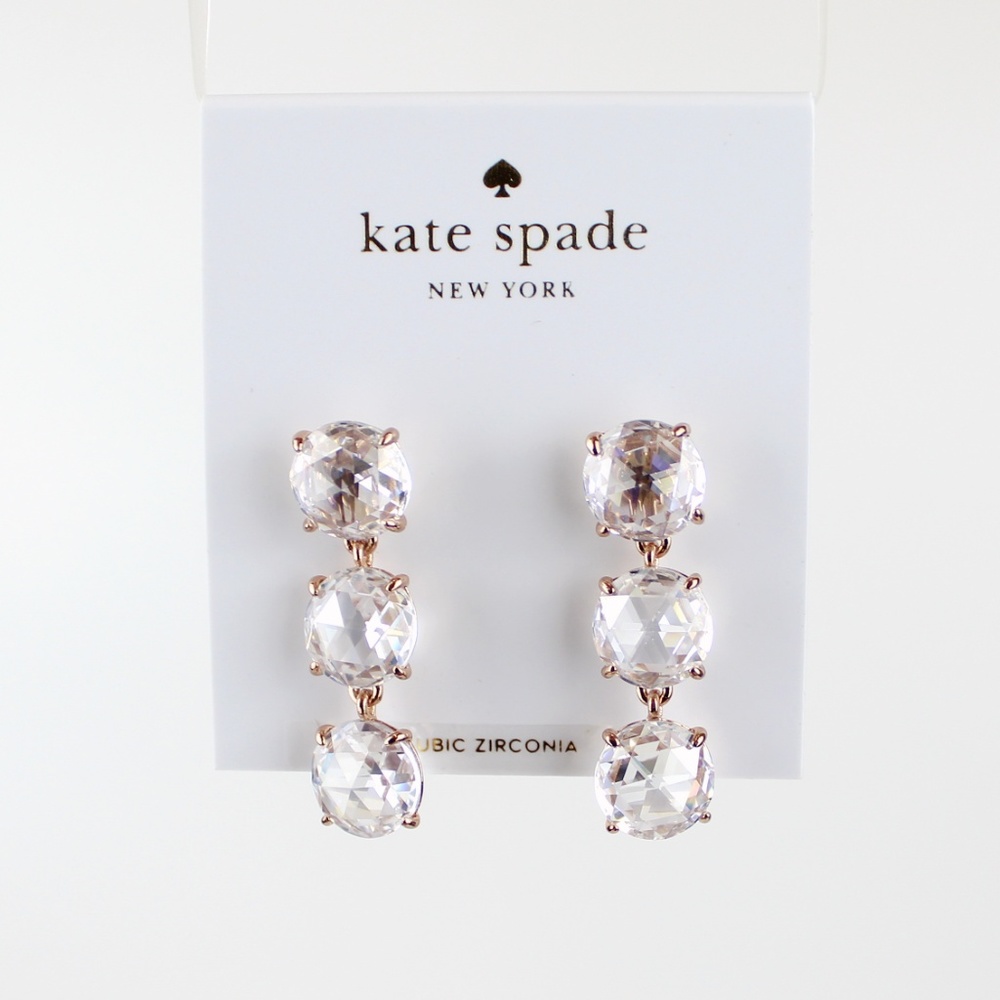 NWT Kate Spade Round Drop Earrings